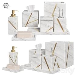 Bathroom accessories set 03 
