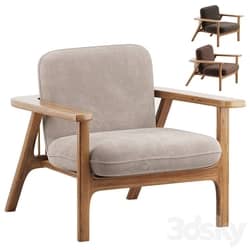 Contemporary fireside chair COMB 
