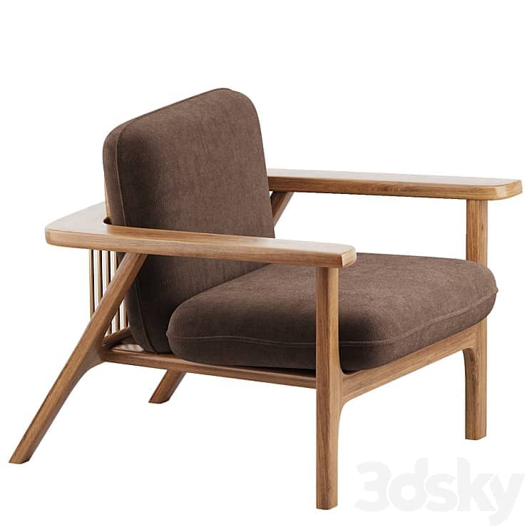 Contemporary fireside chair COMB