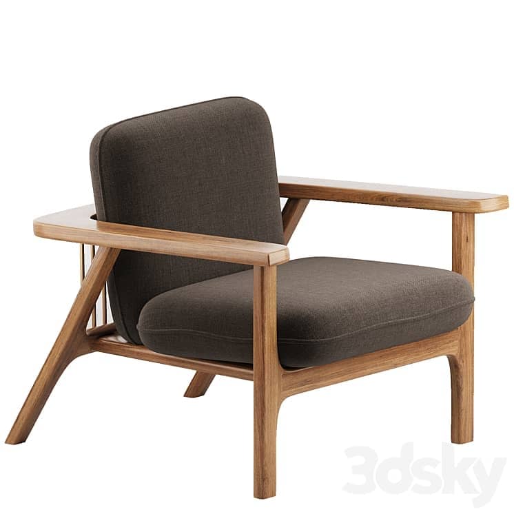 Contemporary fireside chair COMB