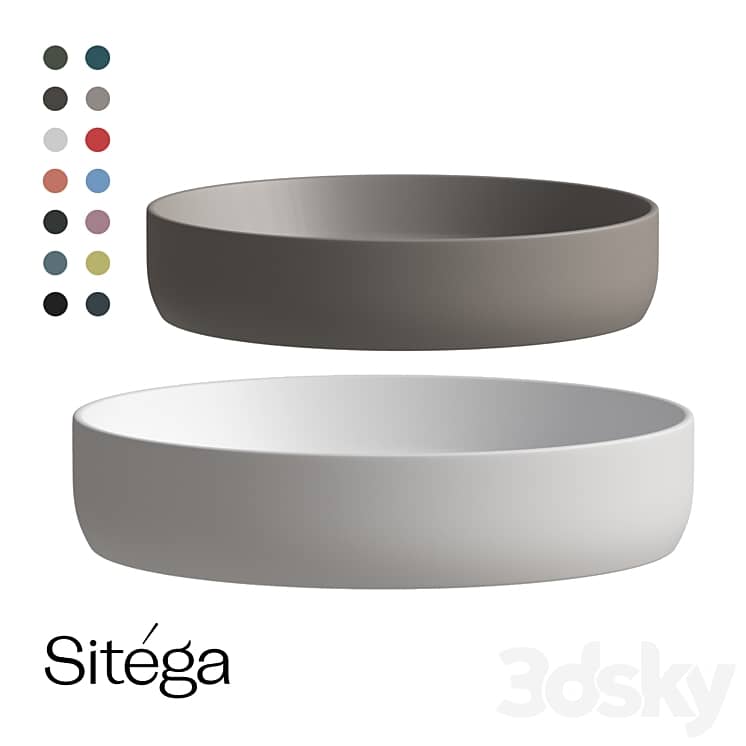 Round washbasin Verma 240