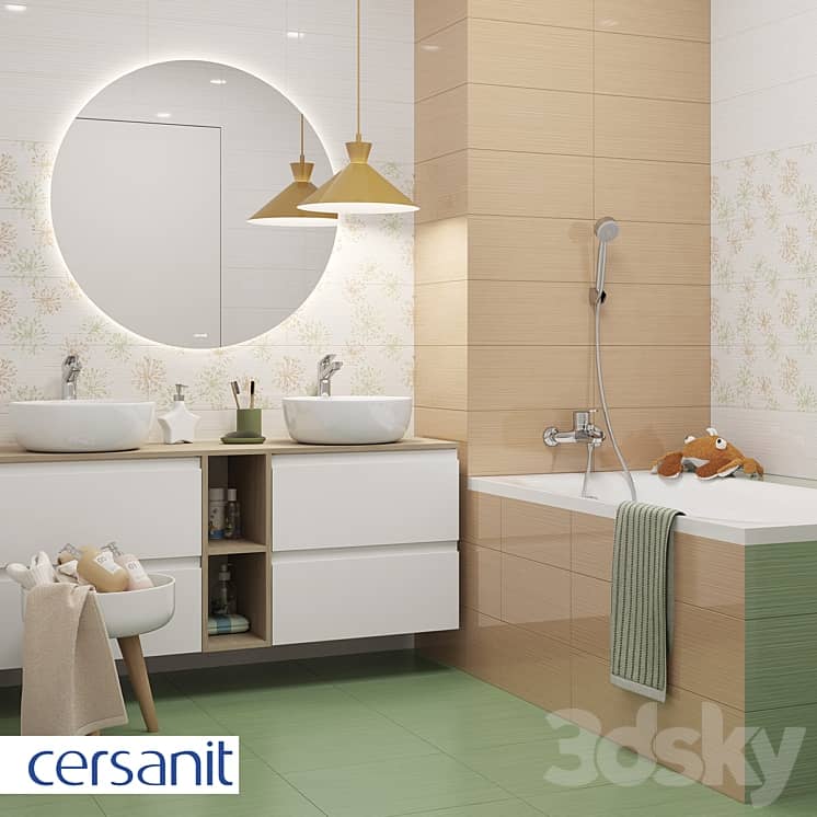 Tile Cersanit Mito Light light beige 20X44, A17106