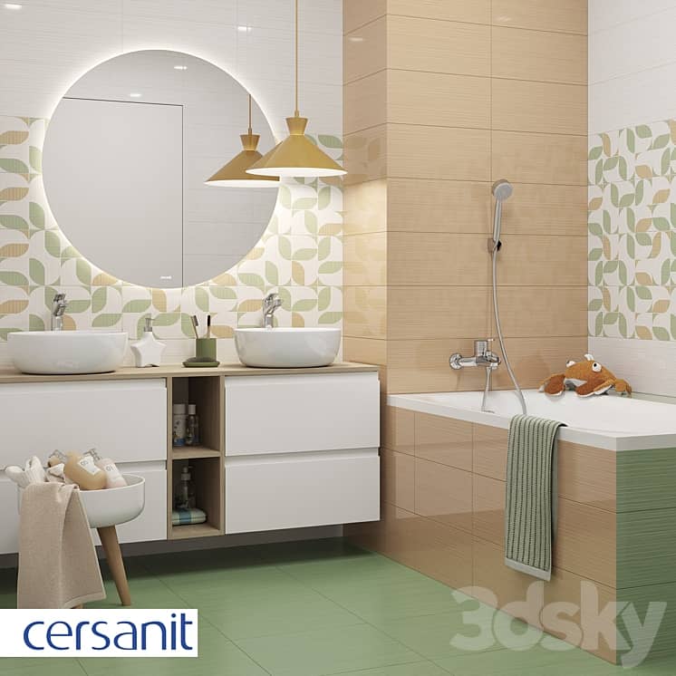 Tile Cersanit Mito Light light beige 20X44, A17106