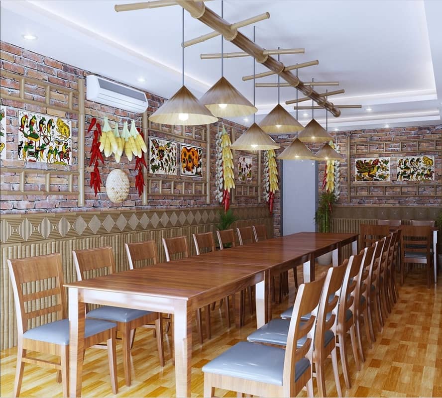 3D Model Interior Restaurant 225 By Huy Pham 