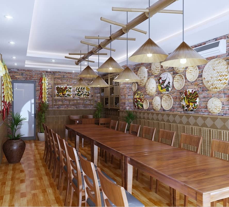 3D Model Interior Restaurant 225 By Huy Pham 