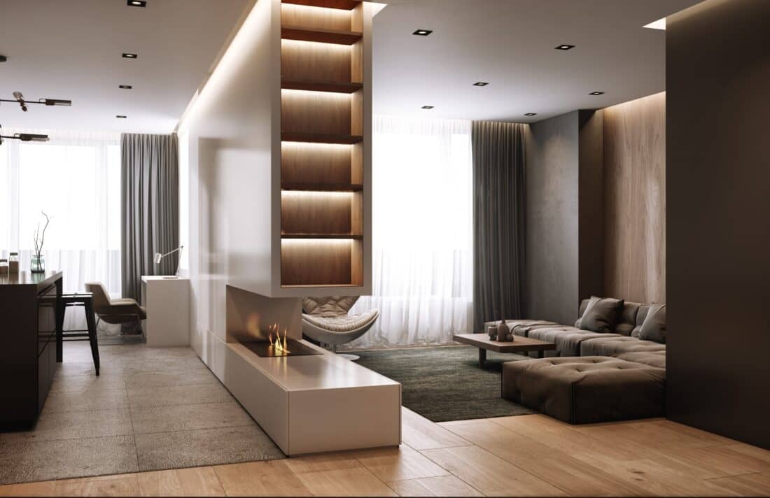 3D Interior Kitchen – Livingroom 213 Scene 3dsmax By Nguyen Le