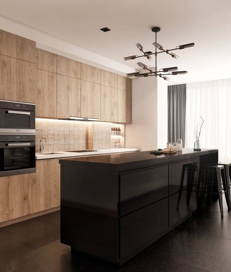 3D Interior Kitchen – Livingroom 213 Scene 3dsmax By Nguyen Le