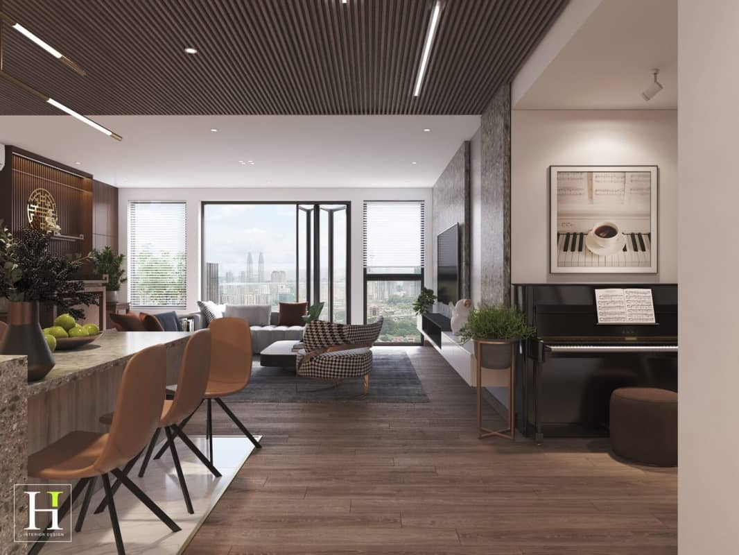  3D Interior Living Room by Hoang Thong