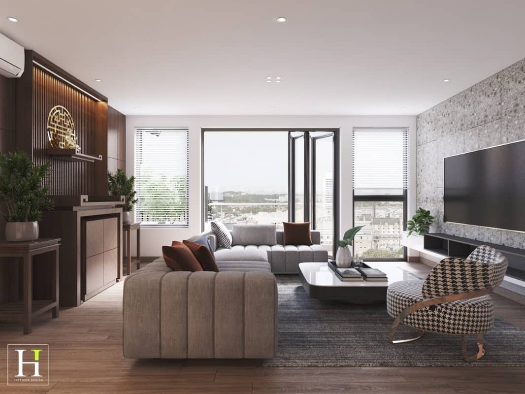 3D Interior Living Room by Hoang Thong
