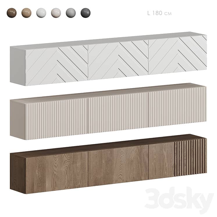 Hanging TV stand Puzzlemebel