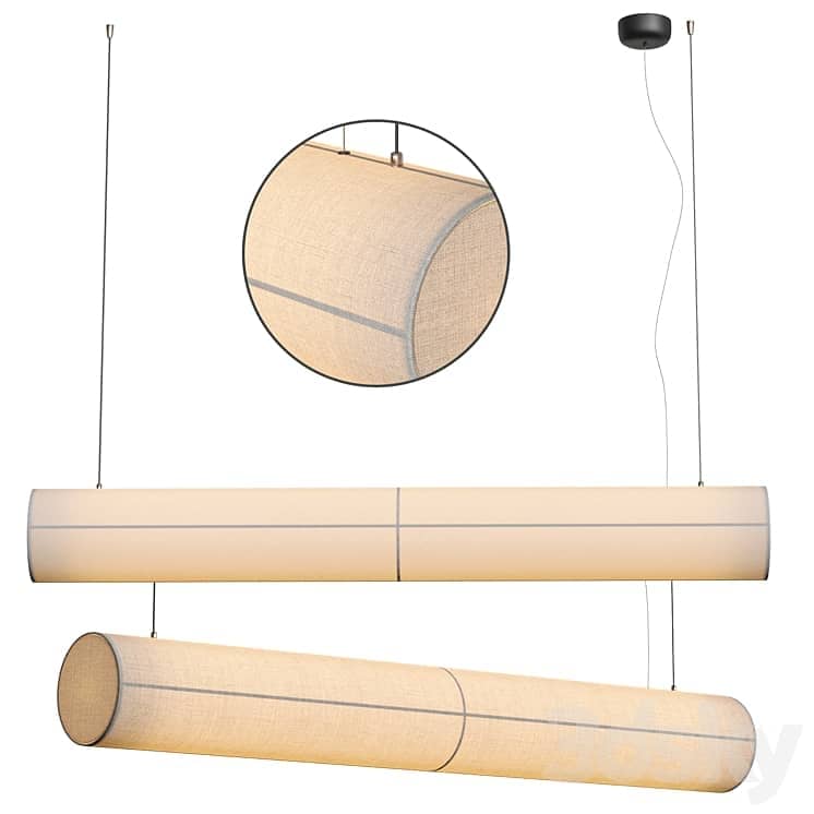 HASHIRA LINEAR PENDANT LAMP, RAW