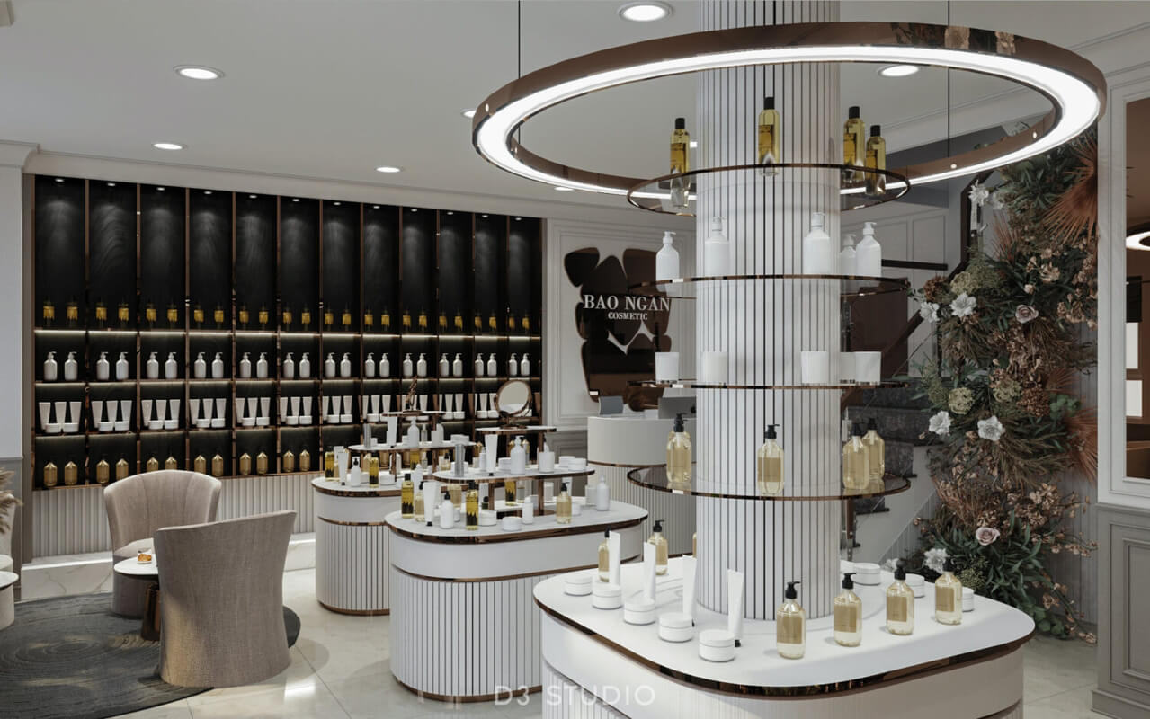  3D Interior Shop Cosmetics Scene by Pham Viet Dung