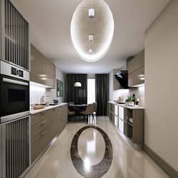3D Model Luxury Kitchen 139  