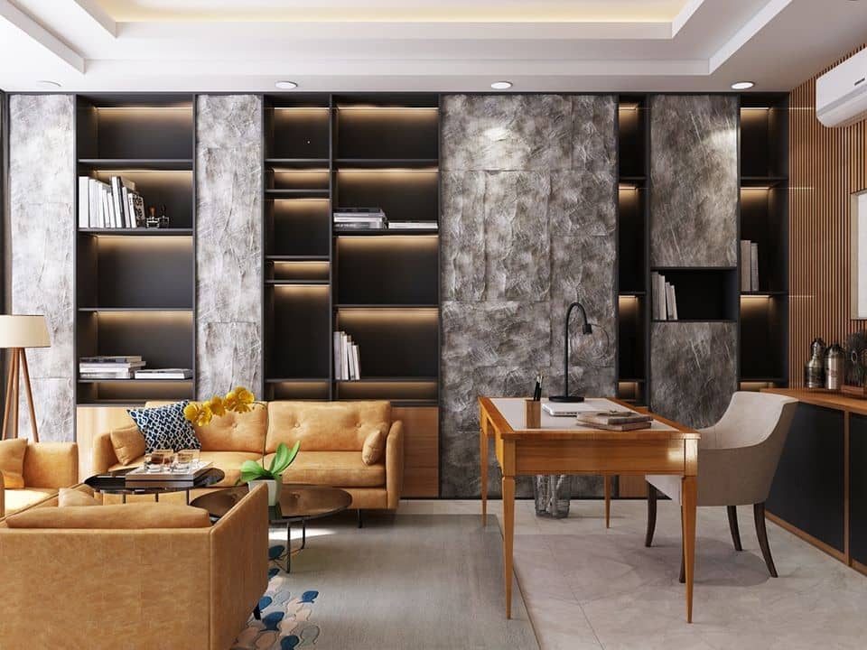 3D Interior Scenes File 3dsmax Model Working Room by Le Trung Hieu