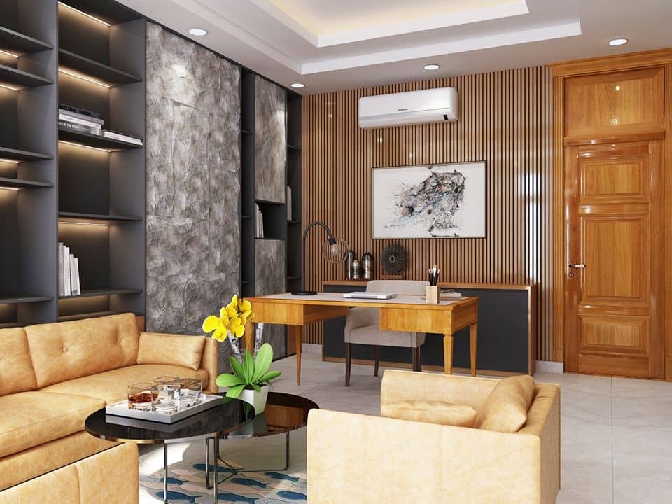 3D Interior Scenes File 3dsmax Model Working Room by Le Trung Hieu