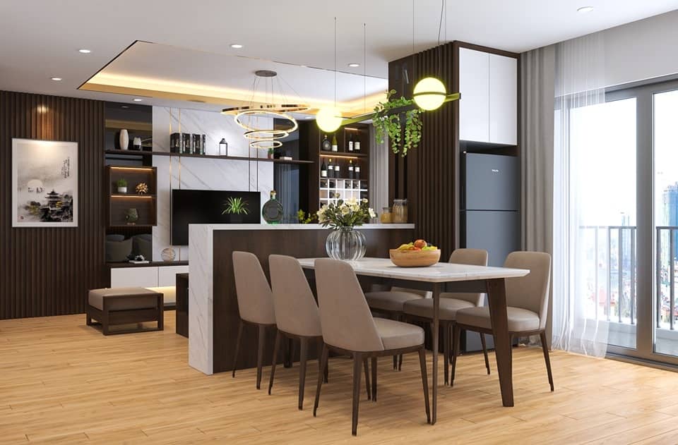 3D Interior Kitchen- Livingroom 41 Scene 3dsmax By Nguyen Ngoc Tung 