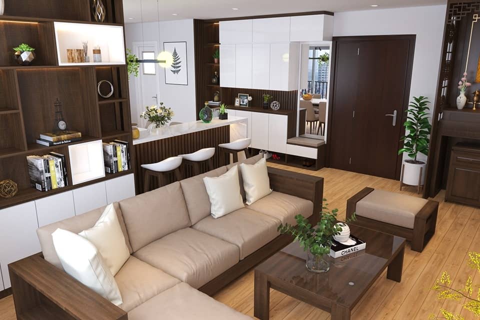 3D Interior Kitchen- Livingroom 41 Scene 3dsmax By Nguyen Ngoc Tung 