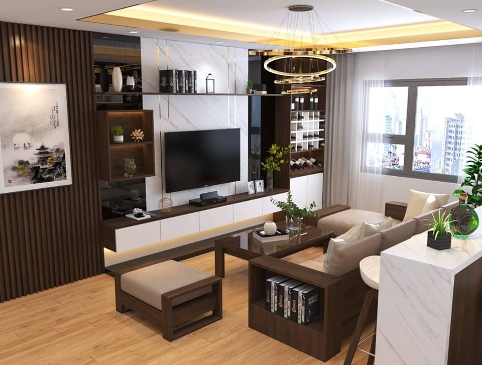 3D Interior Kitchen- Livingroom 41 Scene 3dsmax By Nguyen Ngoc Tung 