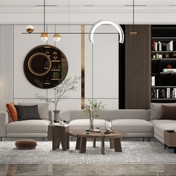  Interior Living room Model By Huy Hieu Lee 