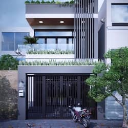 3D Exteriors House 9 Model 3dsmax By TranMinhLuan 