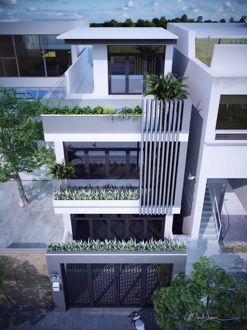 3D Exteriors House 9 Model 3dsmax By TranMinhLuan