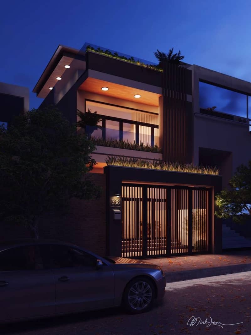 3D Exteriors House 9 Model 3dsmax By TranMinhLuan