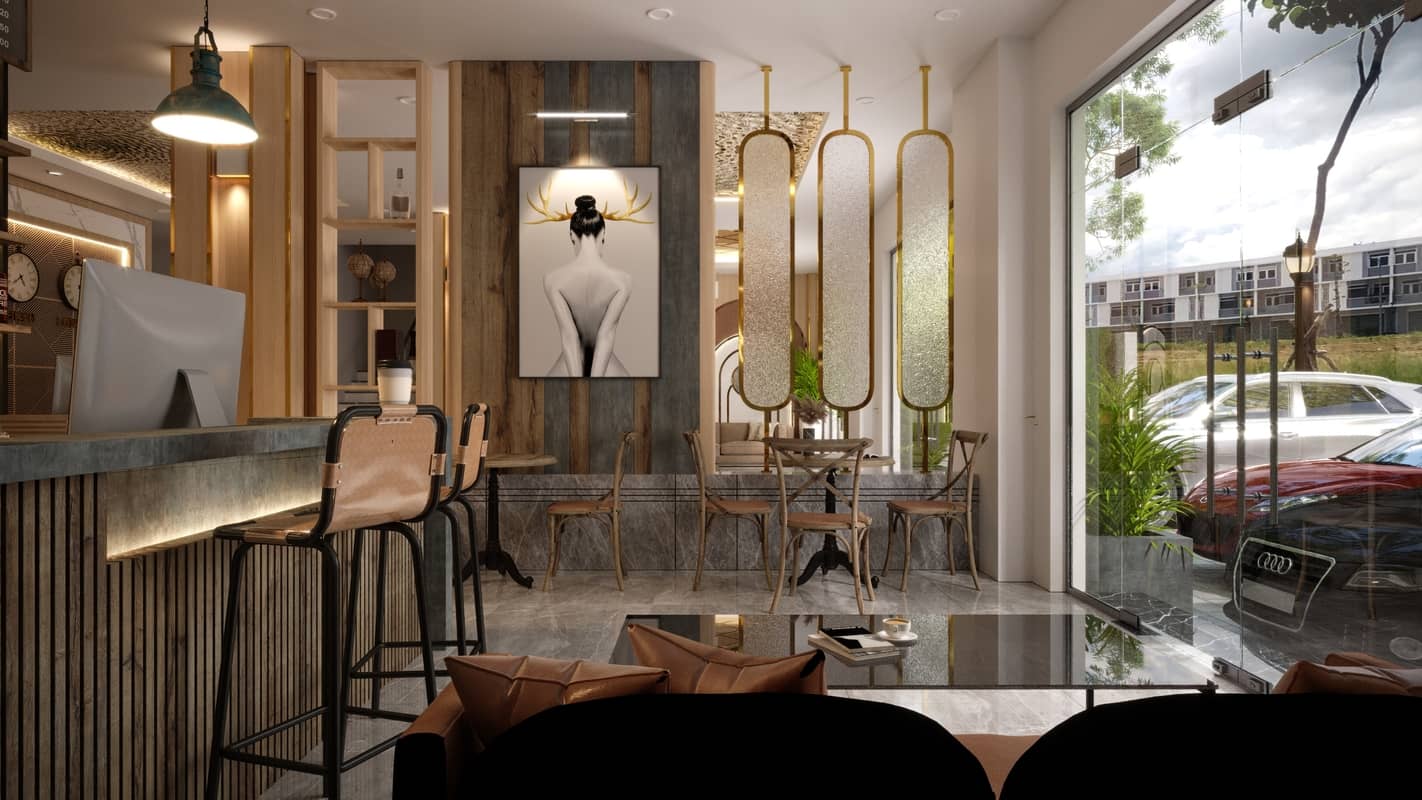 3D Model Interior Coffee 57 Scenes File 3dsmax By Phuc La