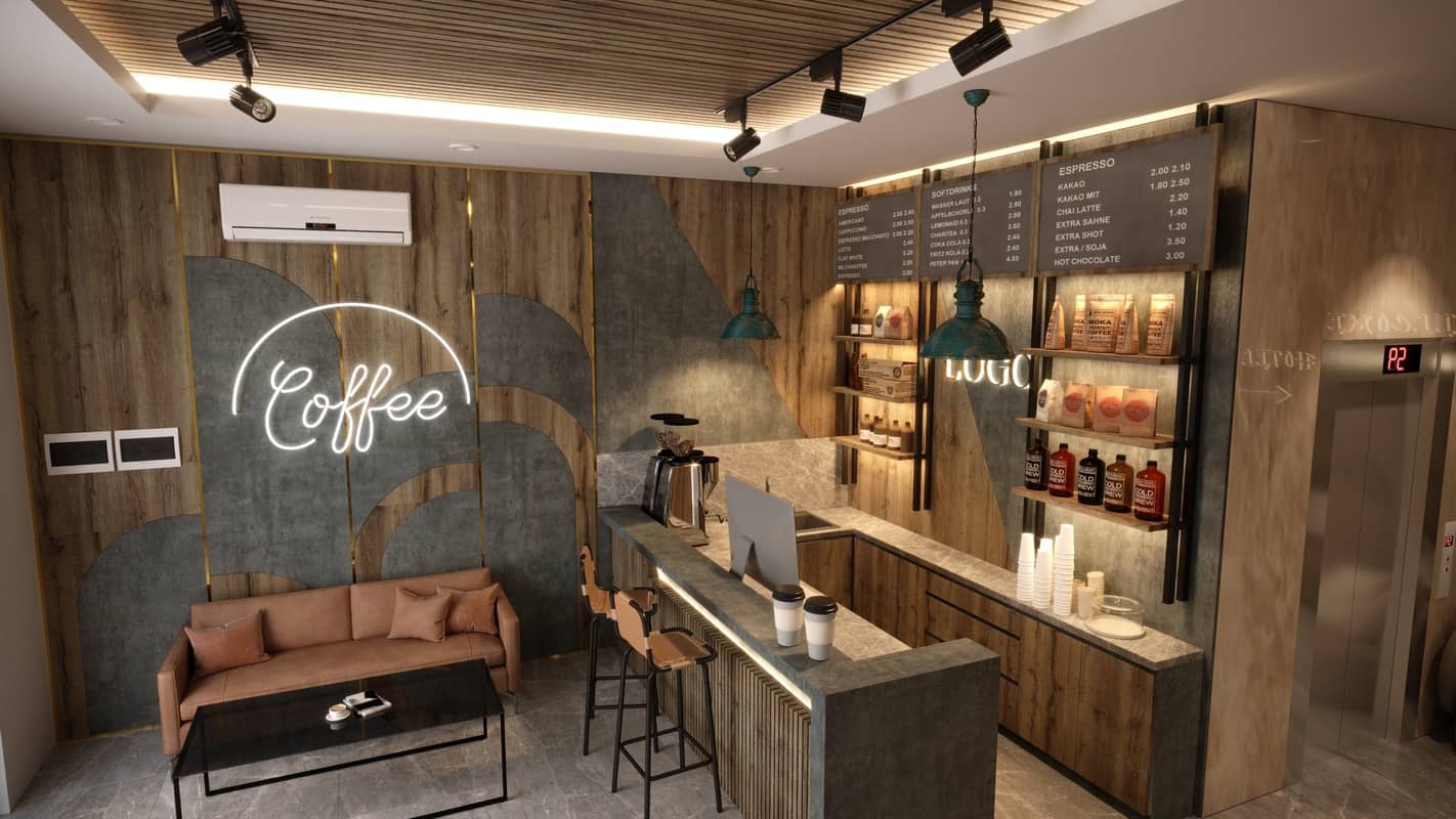 3D Model Interior Coffee 57 Scenes File 3dsmax By Phuc La
