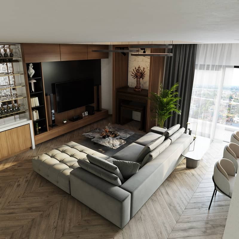 3D Interior Scenes File 3dsmax Model Living Room 246