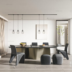  Dining Room Interior Model By Kha Vi 