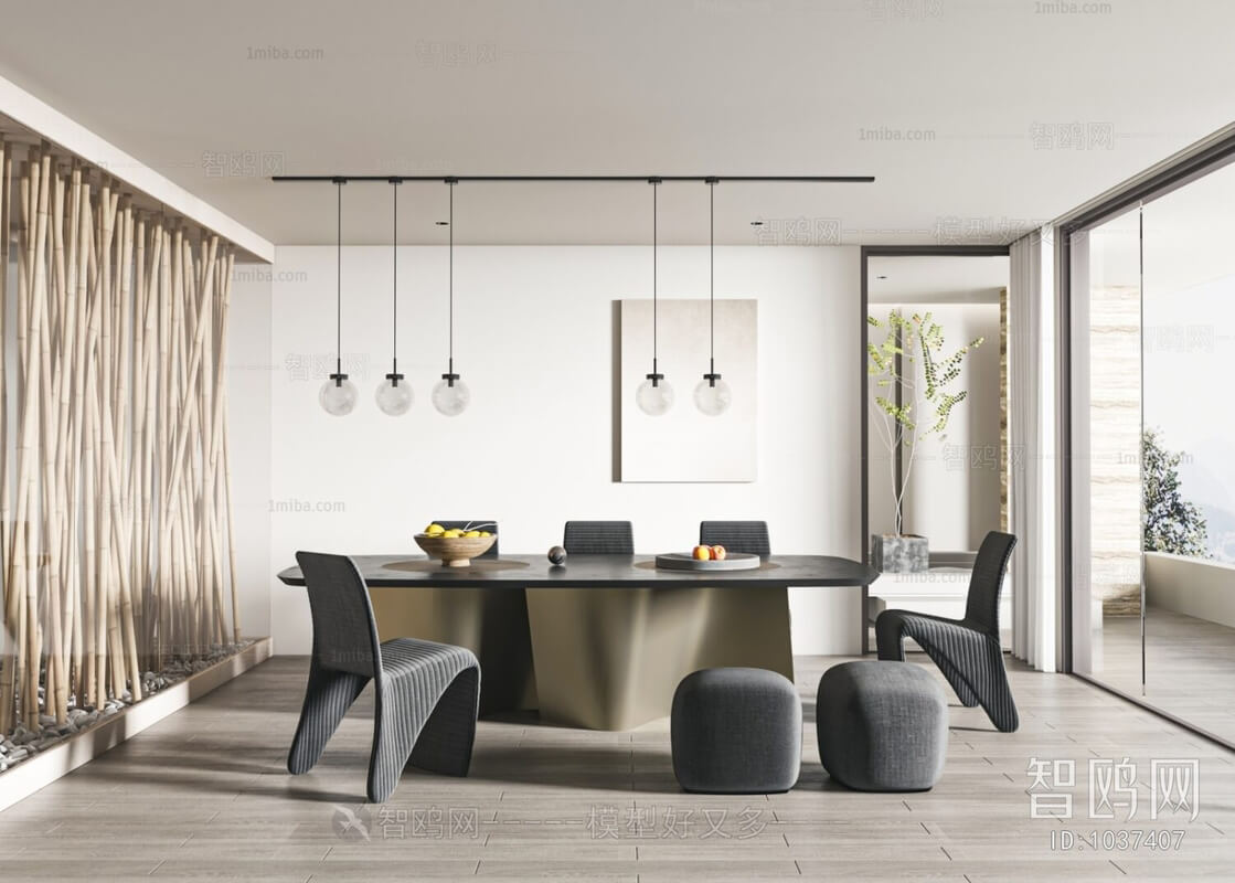  Dining Room Interior Model By Kha Vi