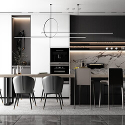  Interior Dining Room by Huy Hieu Lee 
