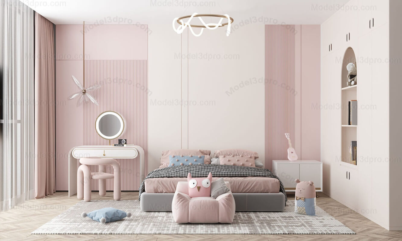  3D Interior Children Room 11006