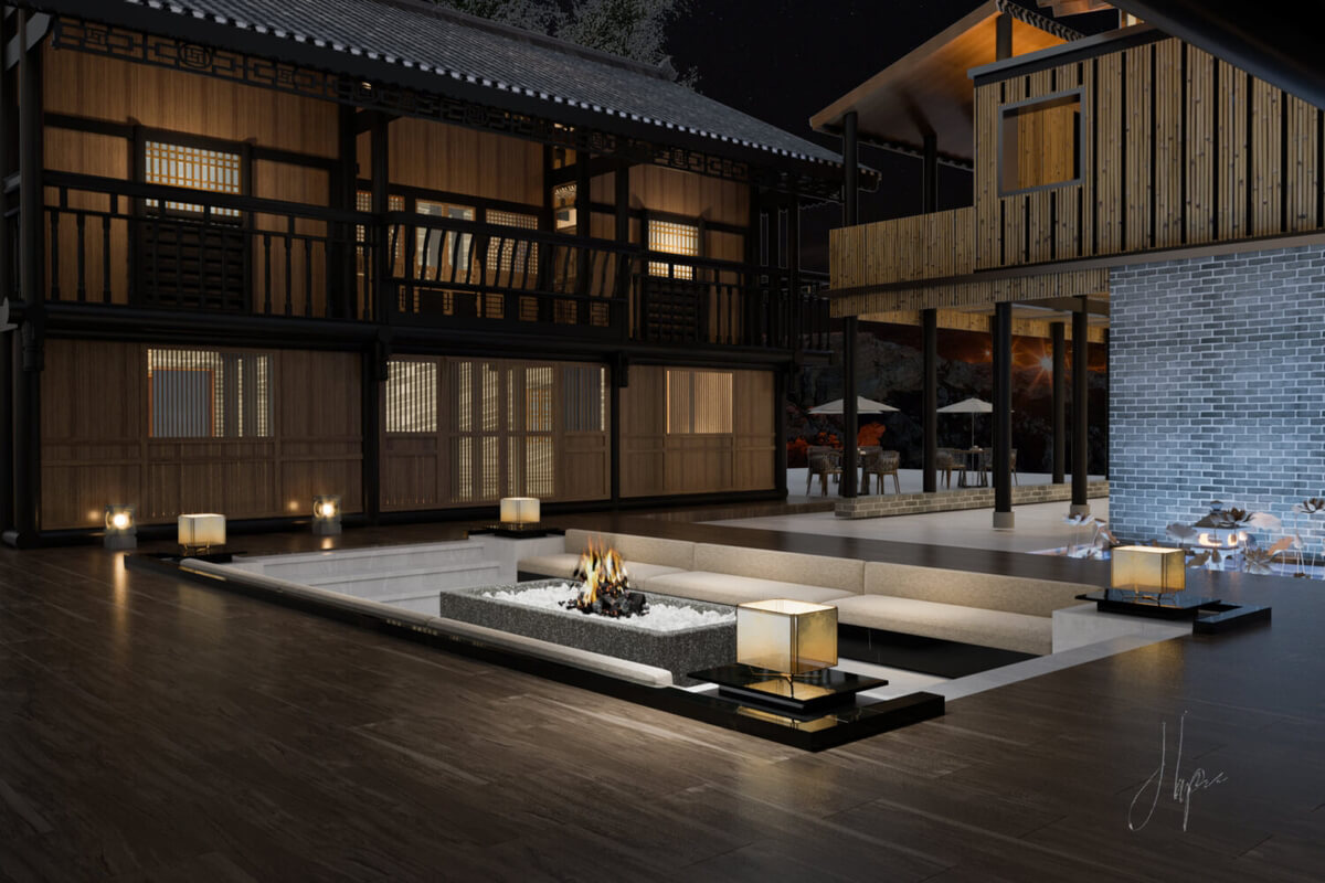 3D Exteriors House Scene Model 3dsmax share By Phung Manh Ha