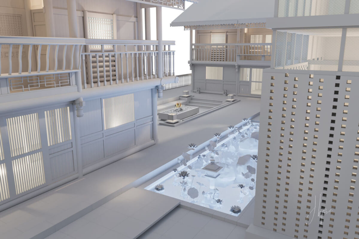 3D Exteriors House Scene Model 3dsmax share By Phung Manh Ha