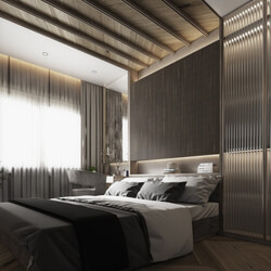  3D Interior Bedroom by Phu Nguyen 