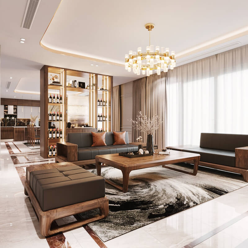  Interior Living room Model By Nguyen Xuan Hoat