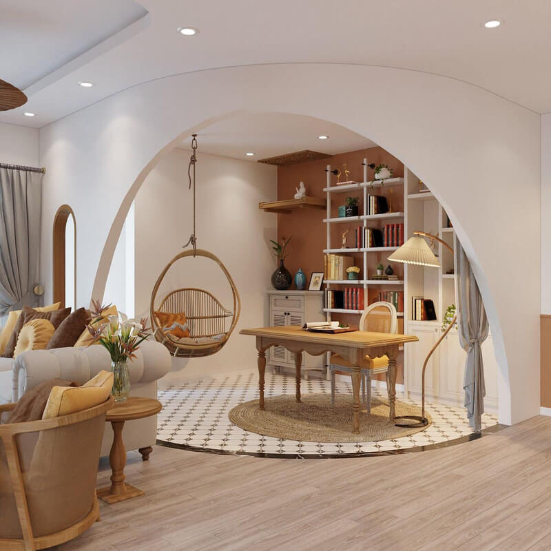  Living Room - Kitchen Interior by Hong Nhung