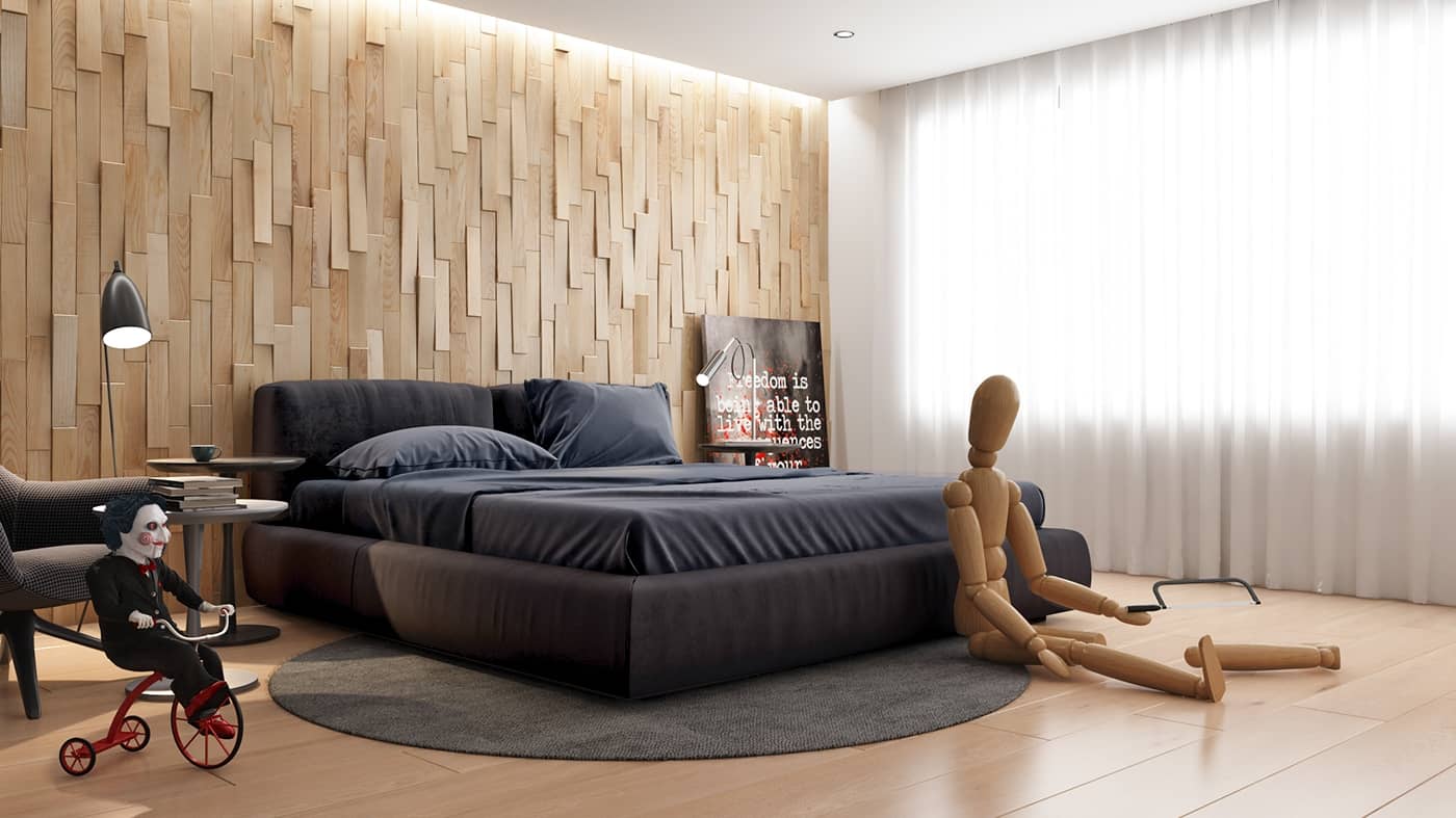 3D Interior Scenes File 3dsmax Model Bedroom 49