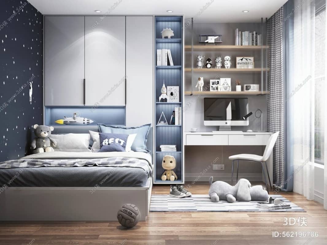 3D Model Interior Children Room 22 By Kha Vi