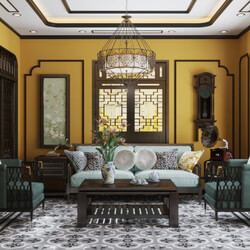  3D Indochine Interior by Tuan Dat 