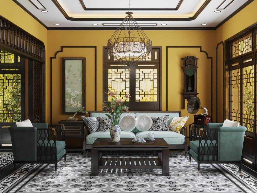  3D Indochine Interior by Tuan Dat