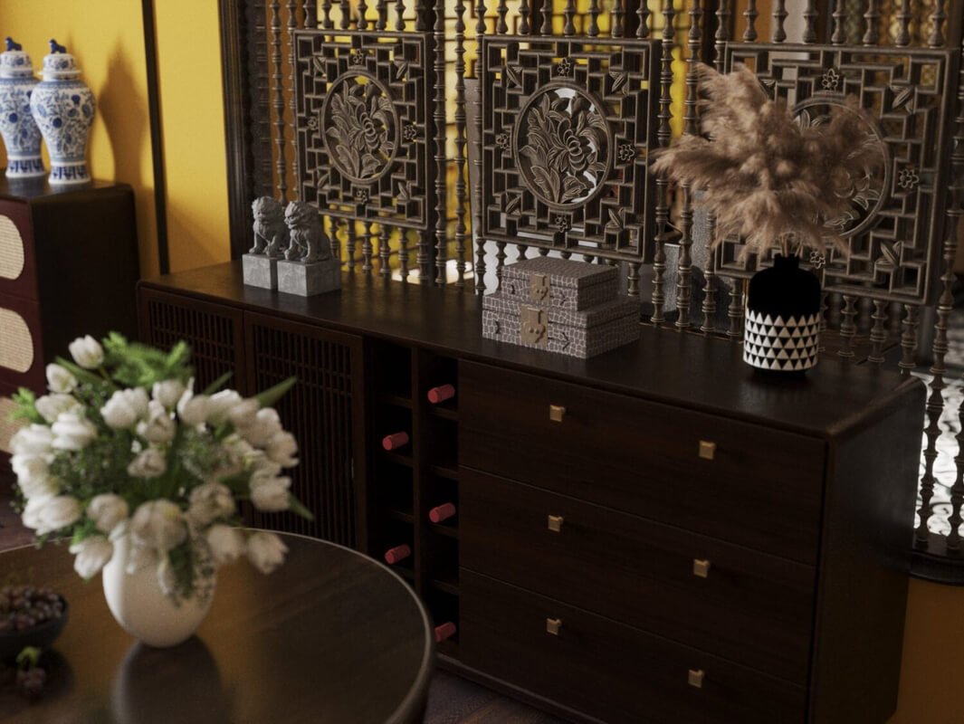  3D Indochine Interior by Tuan Dat