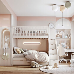  3D Interior Children Room 11004 
