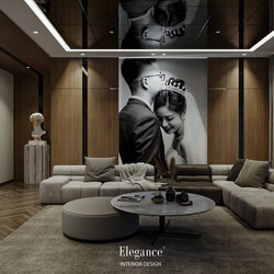  Living Room - Kitchen Interior by Le Hoang 