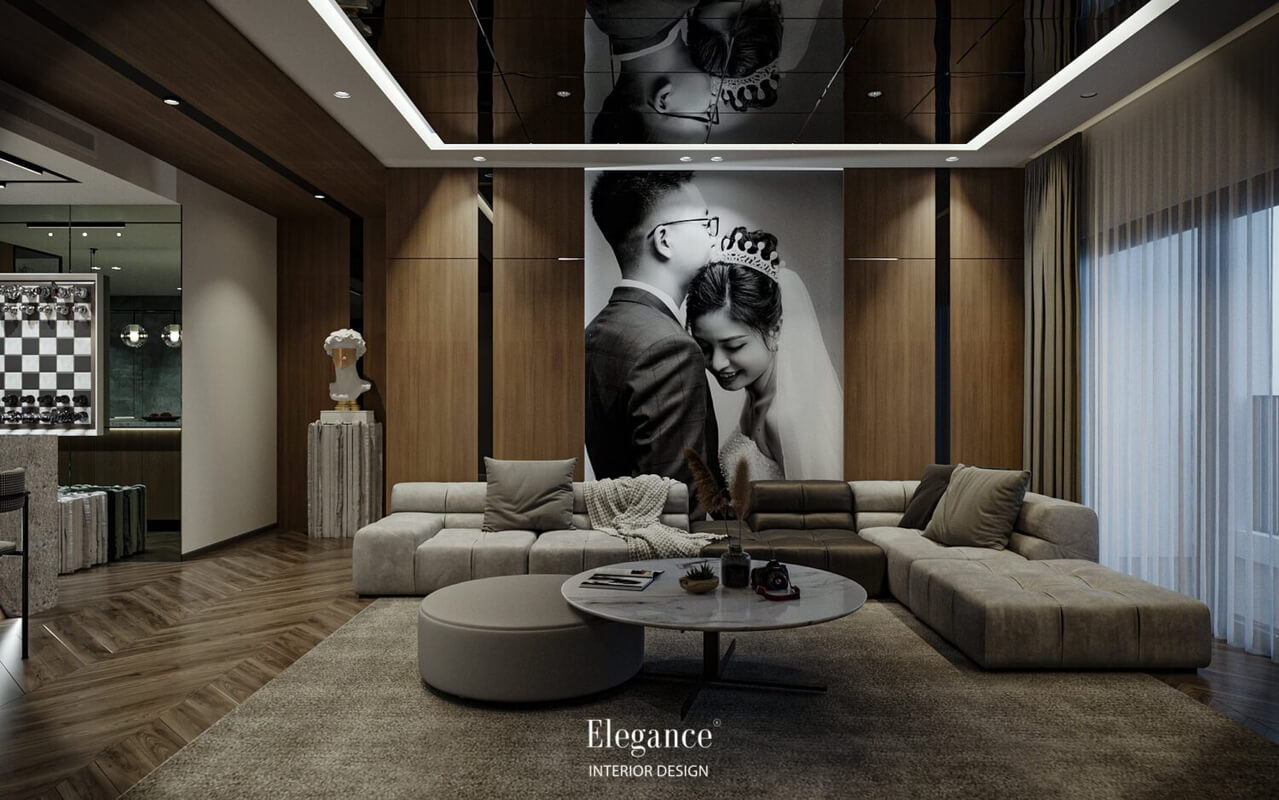  Living Room - Kitchen Interior by Le Hoang