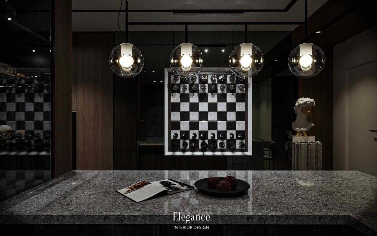  Living Room - Kitchen Interior by Le Hoang