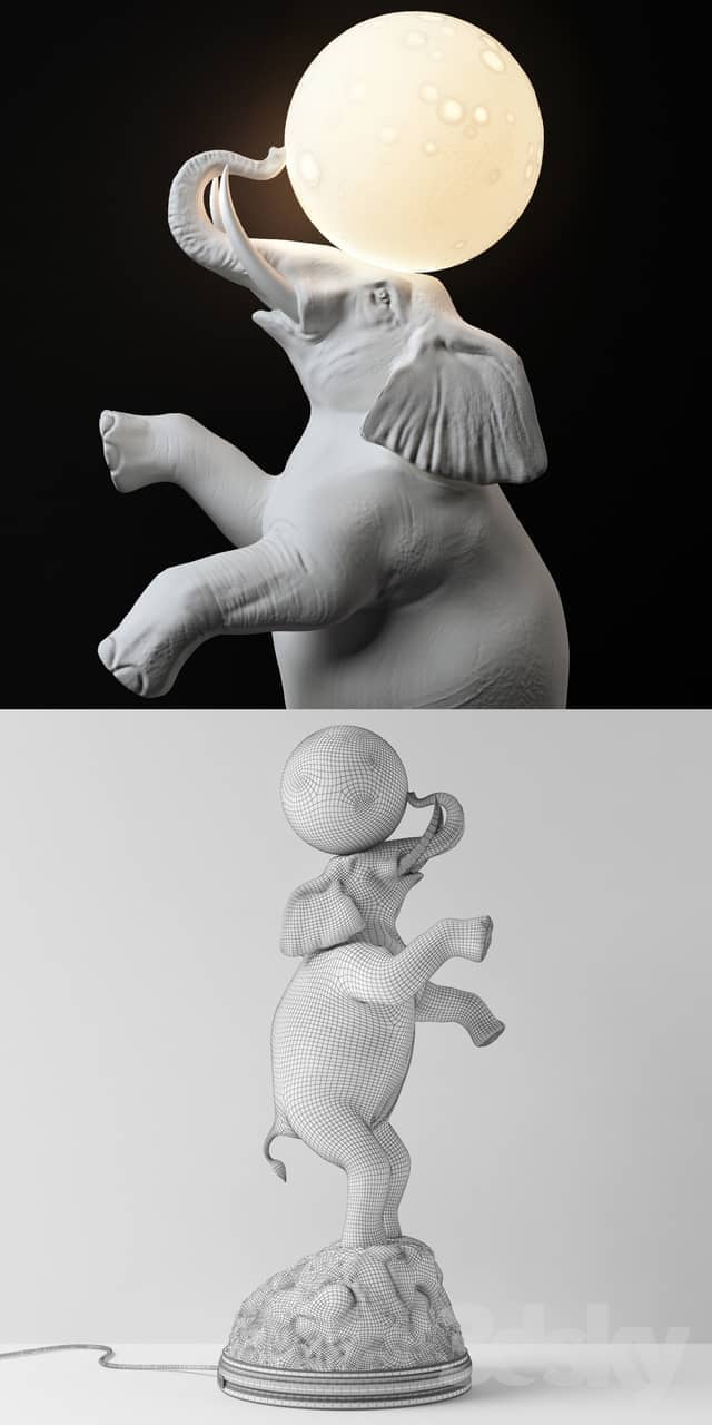 Seletti Elephant Lamp