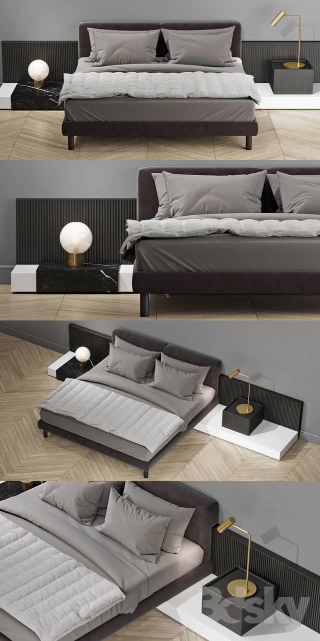 Bed Meridiani Cliff bed
