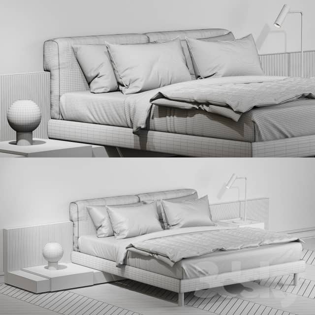 Bed Meridiani Cliff bed